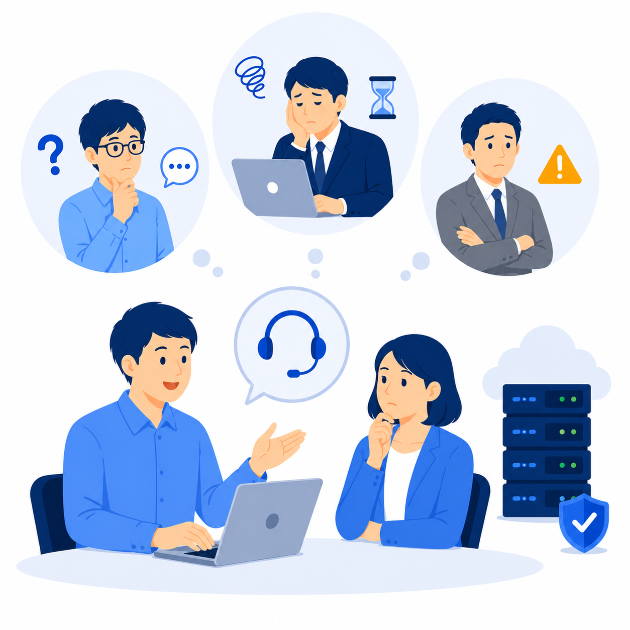サーバー利用のお困りをなんでも相談できる